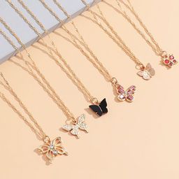 Jewels Galaxy Women Pack Of 6 Gold-Toned Gold-Plated Necklace-29