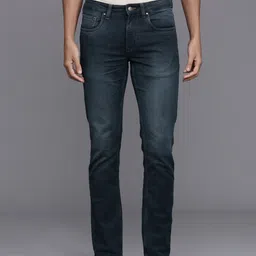 Louis Philippe Jeans Men Slim Fit Low-Rise Light Fade Stretchable Jeans-image-85