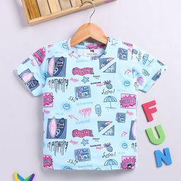 YK X Minute Mirth Boys Graphic Printed T-shirt-picture-39