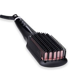 VEGA Women Hair Straightener Brush with Ionic & Thermoprotect Technology VHSB-04-41