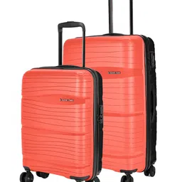 Nasher Miles Set Of 2 Colourblocked Hard-Sided Trolley Suitcase-7