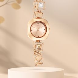 Titan Women Brass Dial & Stainless Steel Straps Analogue Watch NQ95156WM01-image-62