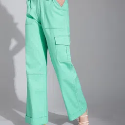 Life With Pockets Women Wide Leg High-Rise Clean Look Stretchable Jeans-image-35