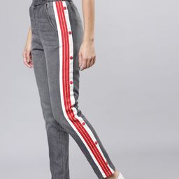 Tokyo Talkies Women Grey Slim Fit Mid-Rise Clean Look Stretchable Jeans-image-87