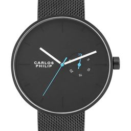 CARLOS PHILIP Women Brass Printed Dial & Stainless Steel Bracelet Style Straps Analogue Watch 10989-2-33