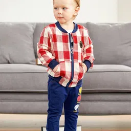 Bold N Elegant Unisex Kids Graphic Printed T-shirt with  Jacket & Jogger-image-52
