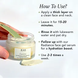 RAS LUXURY OILS Luminous Detoxifying & Pore Refining Clay Face Mask image 5