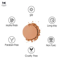 Moraze Aphrodite Forever Matte Silky Touch Compact True Match image 3