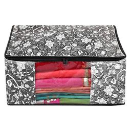 kuber industries Set of 12 Metallic Print Saree Organizer image 2