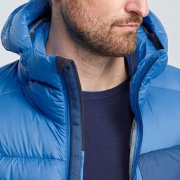 Men Lightweight Packable Down Jacket - MT500 -10°C Blue-12