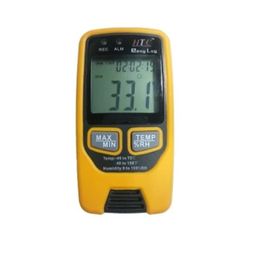 HTC Easylog Humidity and Temperature (Multicolour) Data Logger with Display all status from alarm and record enough through 2 led’s image 1