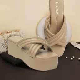 Smart & Sleek Women Platform Sandals-image-75