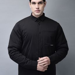 Woodland Men Striped Tailored Jacket-image-17