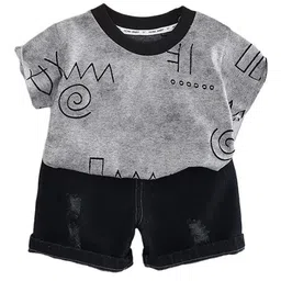 StyleCast x Revolte Boys Printed T-shirt With Shorts-picture-56