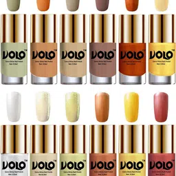 VOLO Set Of 12 Luxury Super Shine Nail Polish - 9.9 ml Each-Combo No-97-30