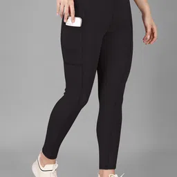 POOJARAN SAREE High Rise Yoga Tights-picture-43
