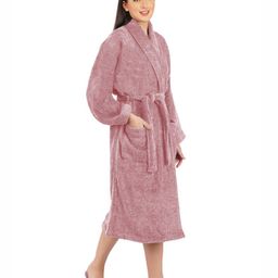 RANGOLI Canningvale Striped Pure Cotton Bath Robe-51