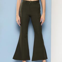 The Roadster Lifestyle Co. Women Crepe Trousers-image-47