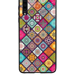 QRIOH Geometric Printed Samsung Galaxy A70 Back Case Mobile Accessories-image-76