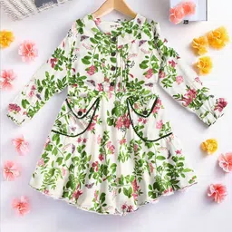 Bella Moda Floral Print Fit & Flare Dress-image-54
