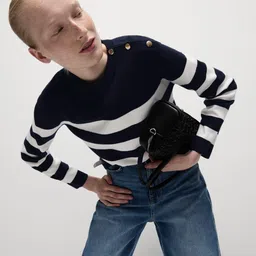 Marks & Spencer Women Striped Pullover-image-13
