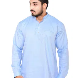Twist99 Mandarin Collar Cotton Casual Shirt-image-37