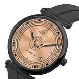 DOUBLERUN Unisex Dial & Textured Straps Analogue Multi Function Watch H05N26061 image 2
