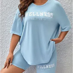 SALUJA FABRICS Women Typography Printed Raw Edge T-shirt-image-65