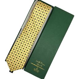 The Tie Hub Men Geometric Printed Skinny Tie-image-30