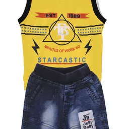 ZADMUS Boys Printed Round Neck Pure Cotton T-Shirt With Shorts-picture-38