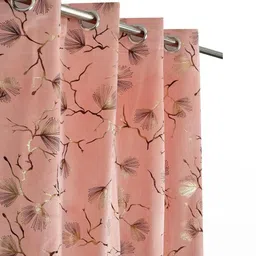 Myntra Elegant Homes Pink Polyester Window Curtain-picture-33