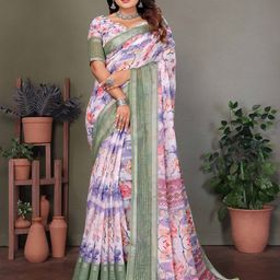 SHREEJI DESIGNER Floral Zari Saree-46