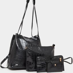 Styli Women Textured PU Shopper Shoulder Bag-picture-30