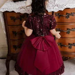 Vani Enterprise Net Fit & Flare Midi Dress image 4