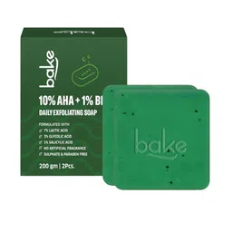 BAKE Set Of 2 10% AHA + 1% BHA Scrub Treatment Soap- 100 g Each-21