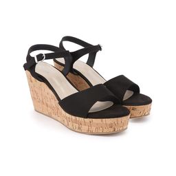Rocia Women Open Toe Wedge Heel Sandals-27