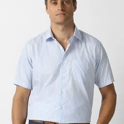 Van Heusen Striped Spread Collar Pure Cotton Shirt-picture-3