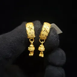 Anshenterpris Gold-Plated Sui Dhaga Geometric Drop Earrings-62