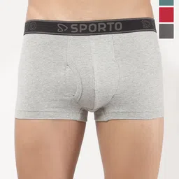 Sporto by Macho Men Pack Of 4 Short Trunks-picture-30