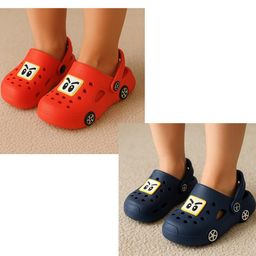 ONFEET Kids Set Of 2 Solid Clogs-2