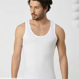 CAVENDERS Men White Innerwear Vests-picture-46