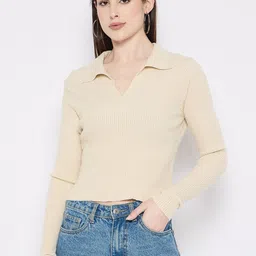 Camey Women Woollen Crop Pullover-image-67
