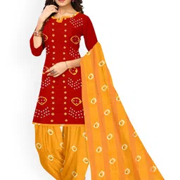 Ravi Janki Suit & Sarees Bandhani Printed Unstitched Dress Material-picture-44
