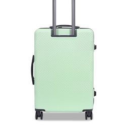 Luggero Unisex Set Of 3 Textured Hard-Sided 360-Degree Rotation Trolley Bags image 2