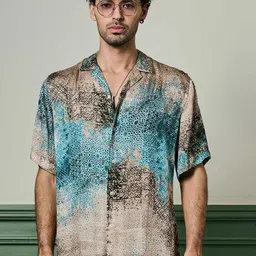 ASUKA Men Opaque Printed Casual Shirt-image-33