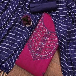 Maroosh Floral Embroidered Sequinned Unstitched Dress Material-image-21