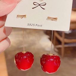 Celestique Gold-Plated Contemporary Korean Drop Earrings-64