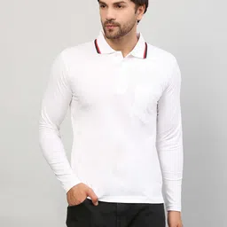 ALARM Men Polo Collar Pockets T-shirt-21