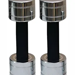 HackerX Set Of 2 Fixed Weight Dumbbell - 2Kg Each image 5