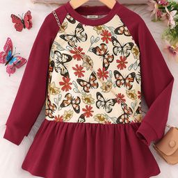 INCLUD Girls Floral Printed Round Neck Pullover Sweatshirt-image-18